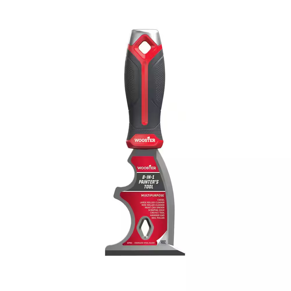 8-In-1 Painter'S Multi-Tool with Steel Blade