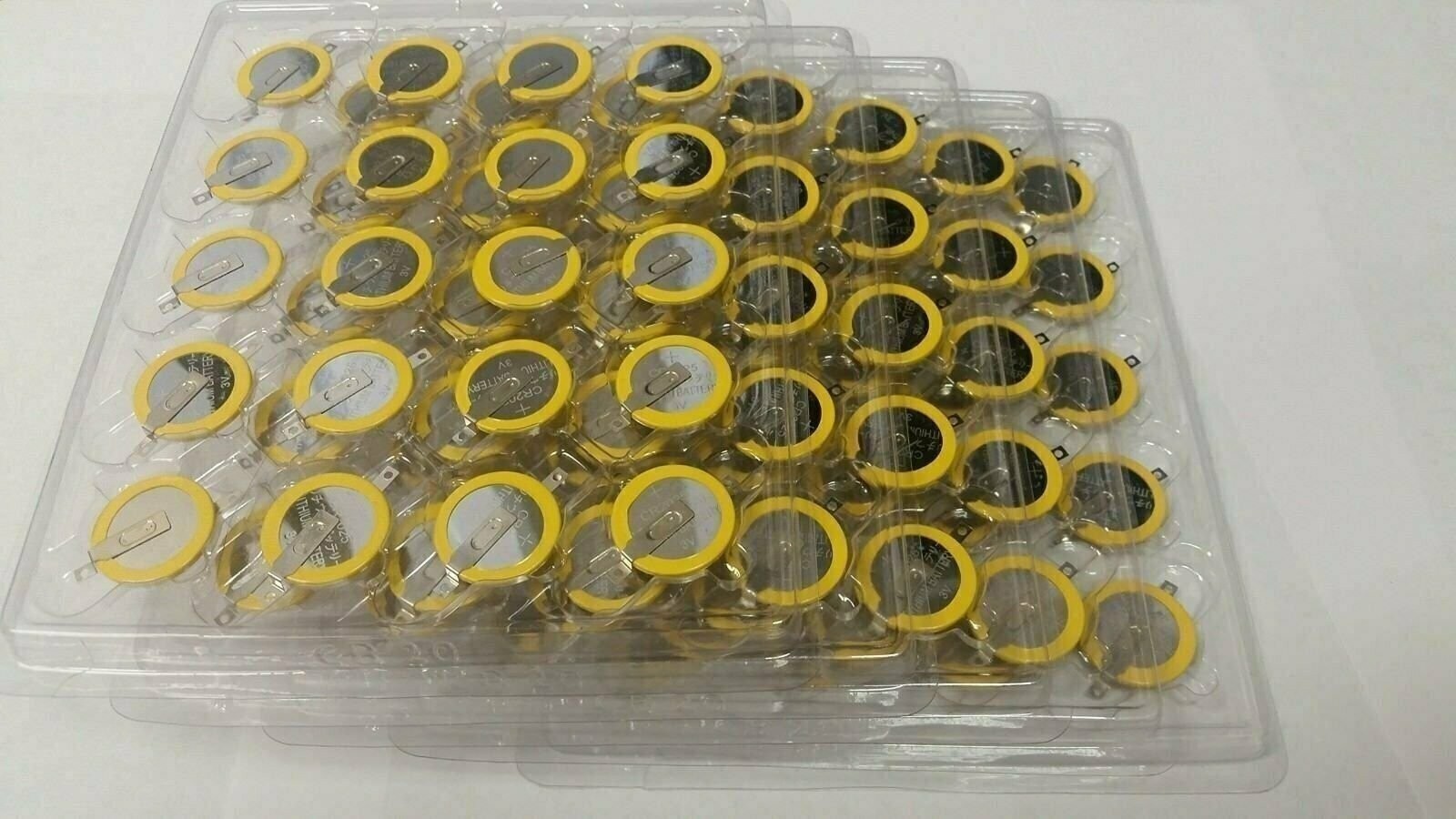 10-200 Lot CR2032 NES SNES Save Batteries with Solder Tabs for Nintendo Super