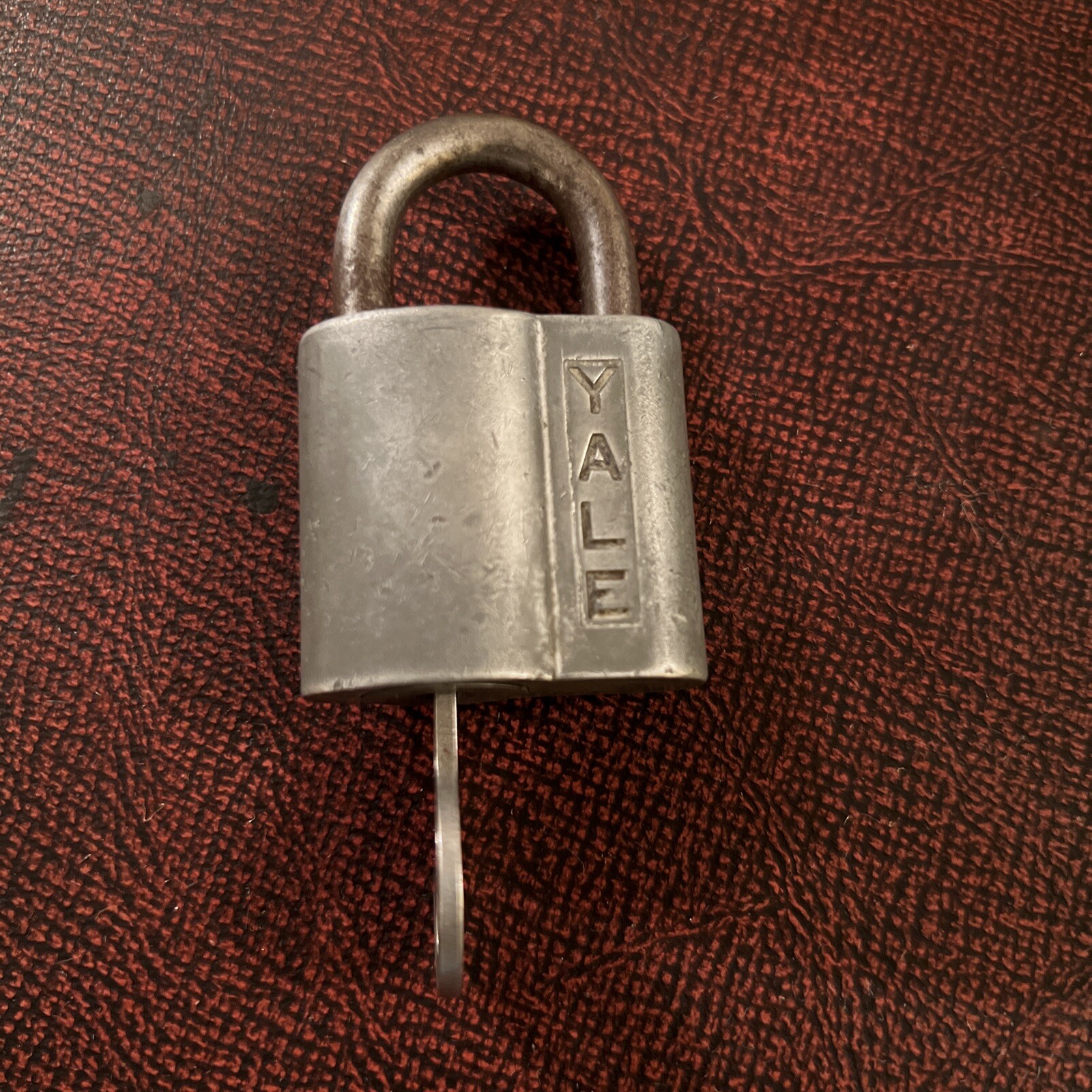 Vintage Yale  pad lock & key