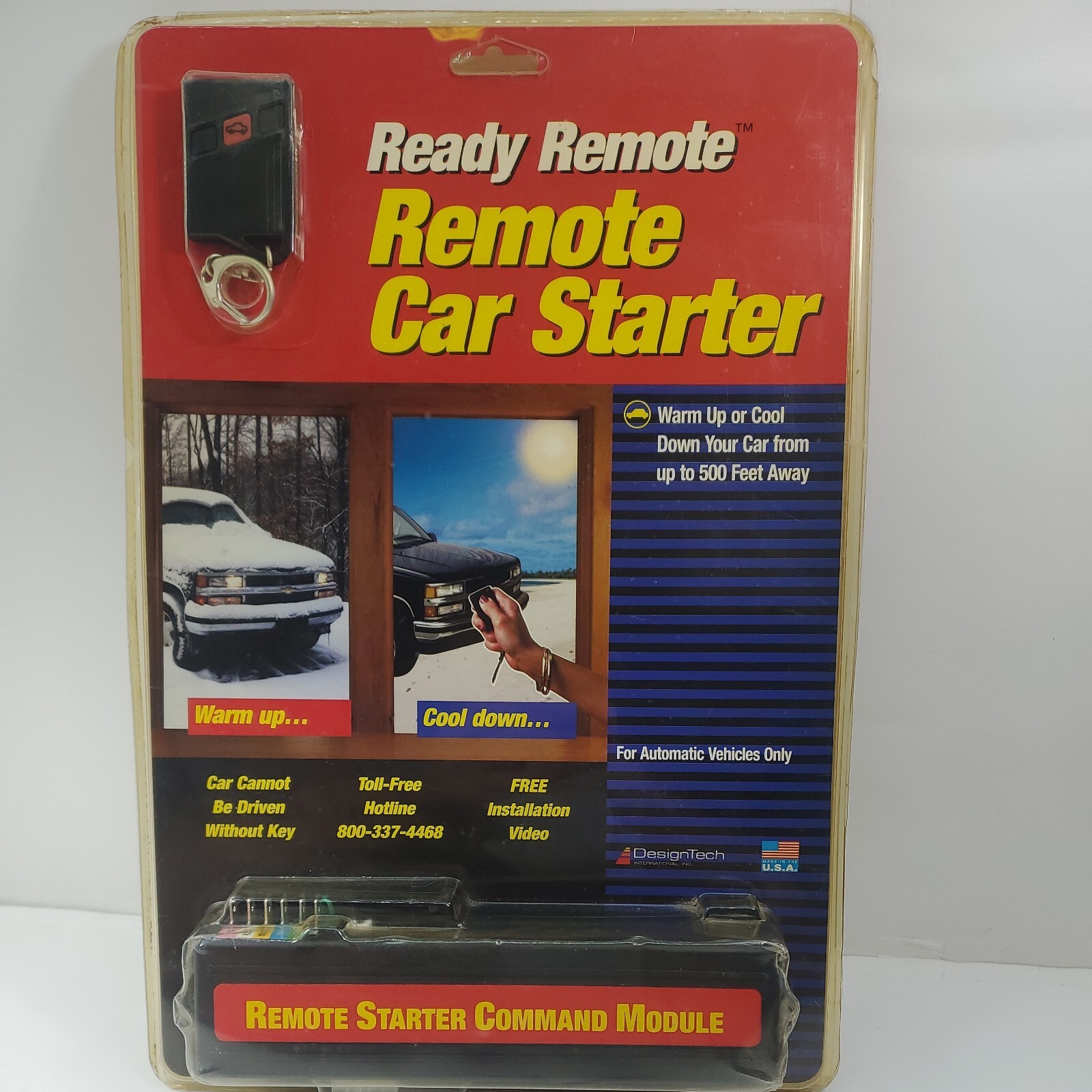 Ready Remote Car Starter With Installation Video DesignTech model 23723