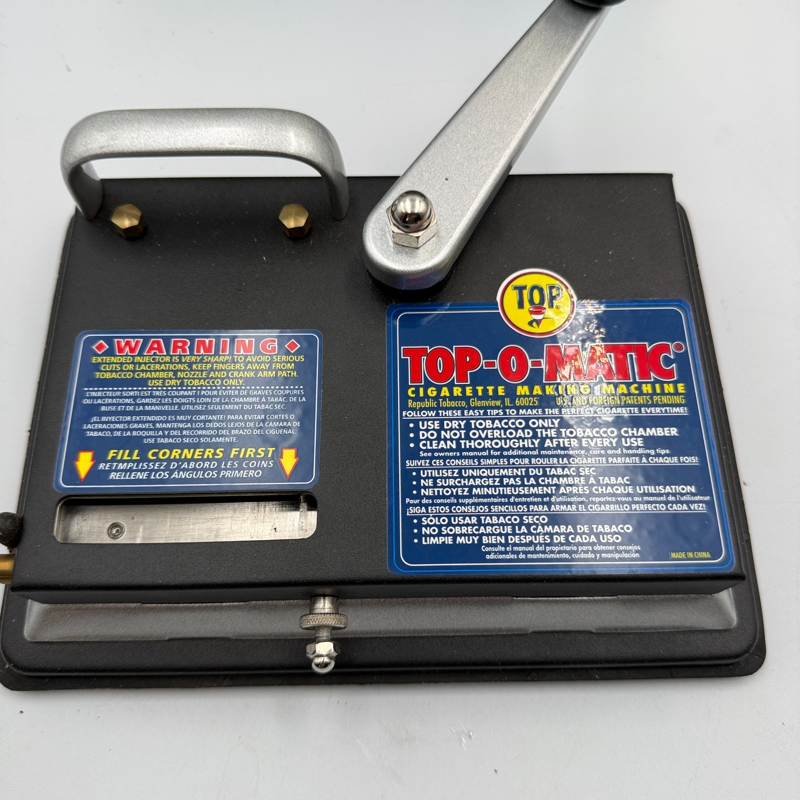 T.O.P. Top-O-Matic Cigarette Rolling Machine