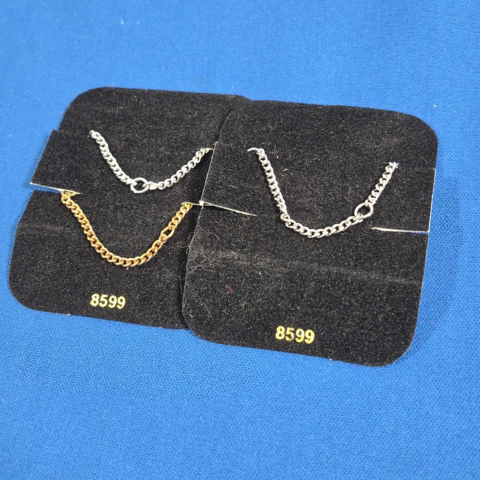 Sarah Coventry Extender Chains for Necklaces 3 New On Card Gold & Silver Tones