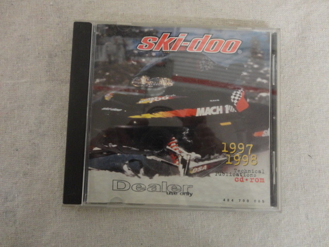 Ski-Doo 1997-1998 Technical Publications Manual Dealer Version CD-Rom 484700005