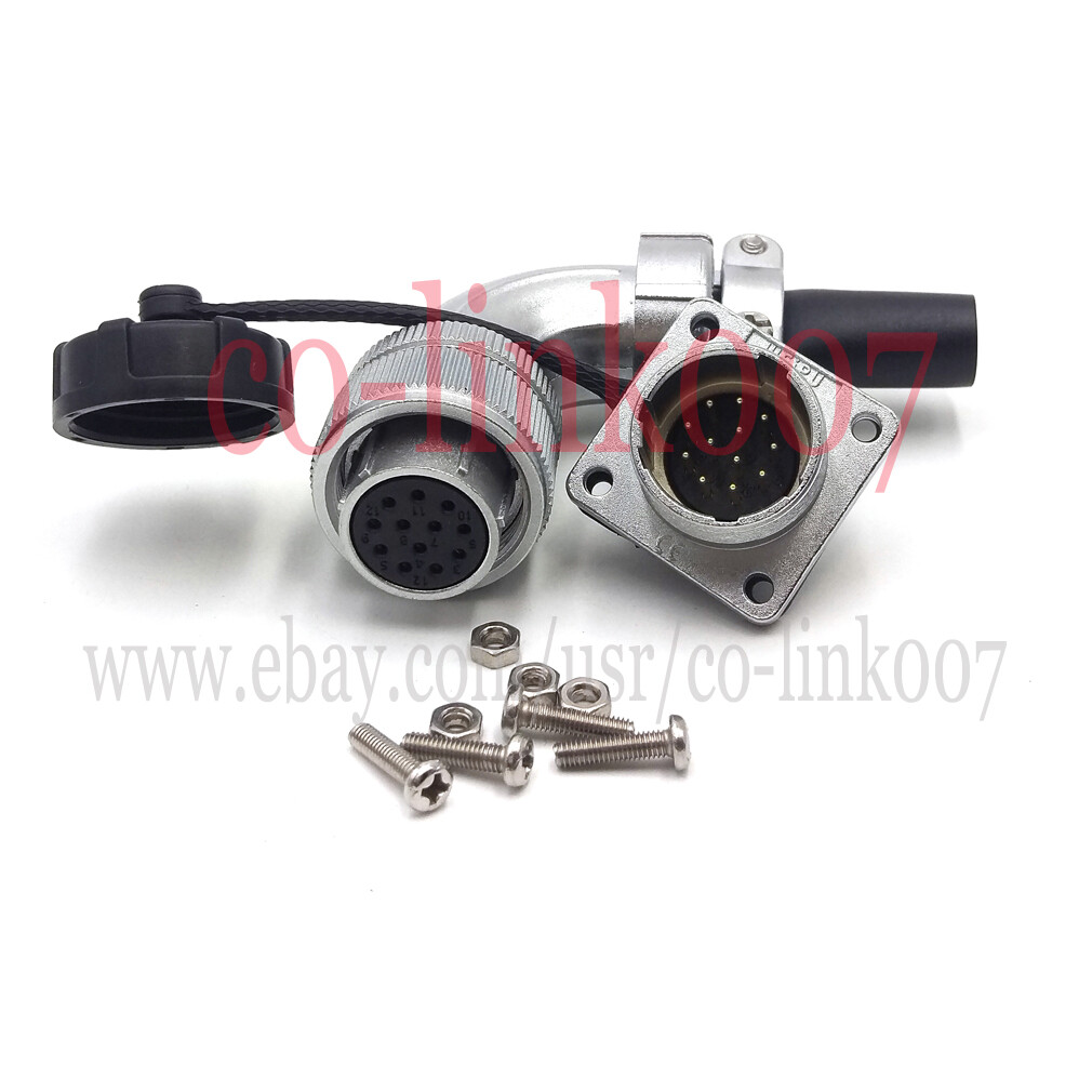 WEIPU WS20 IP67 12Pin Aviation Plug Socket,Waterproof Electrical Wire Connector