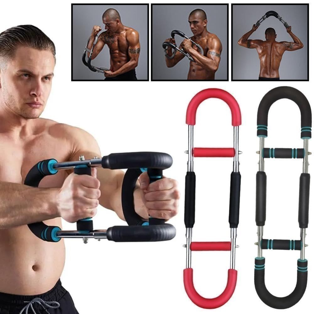 Shake Twister Arm Trainer, Twister Arm Exerciser Adjustable Chest Expander