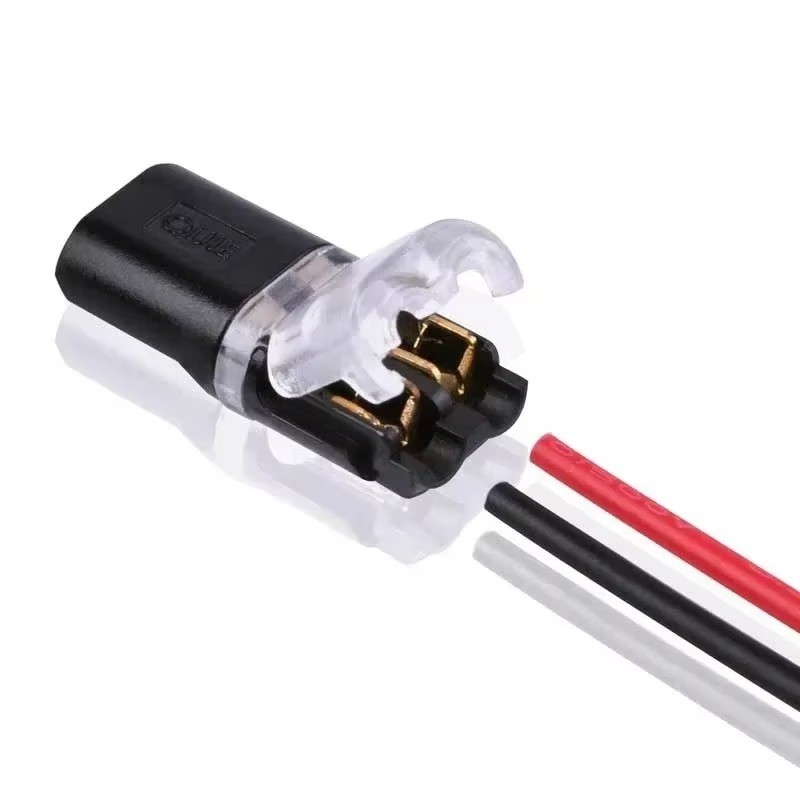 50pieces Double-Wire Plug-in Connector,W/Lock Tool-Free&Pluggable Design US Free