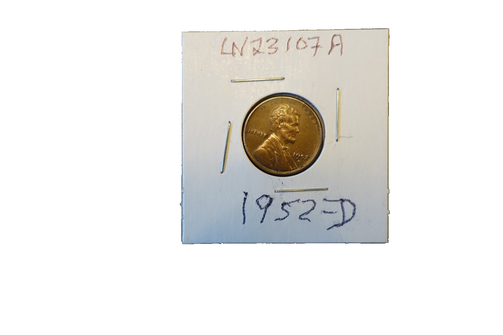 1952-D 1 cent Lincoln  Penny
