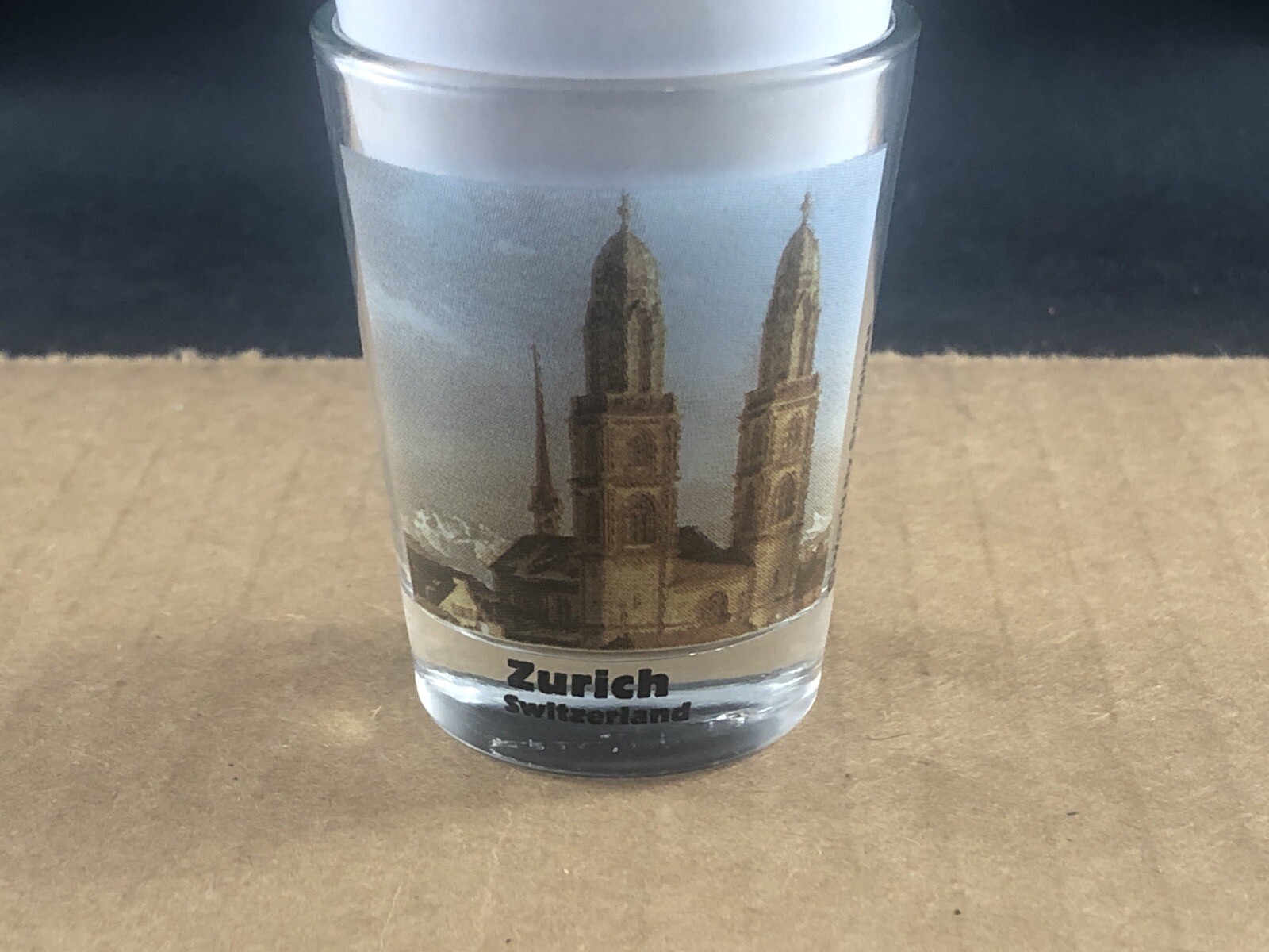 Zurich shot glass, COMBINED SHIP $1 PER MULTIPLE