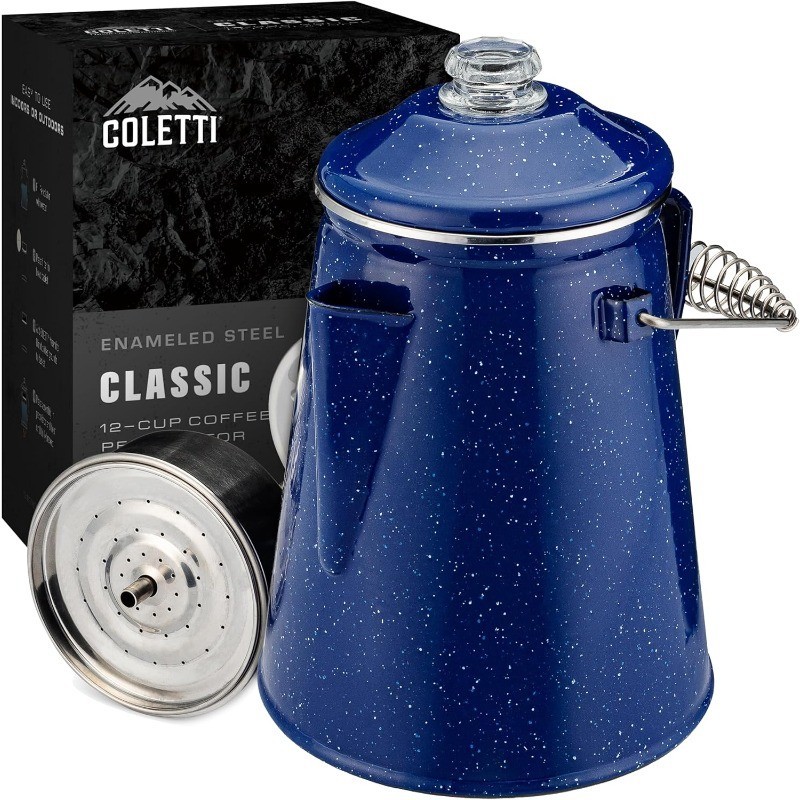 Classic Percolator Coffee Pot — The Most Nostalgic Camping Coffee Pot Now