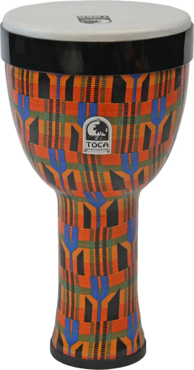 TOCA 8 IN NESTING DJEMBE KENTE