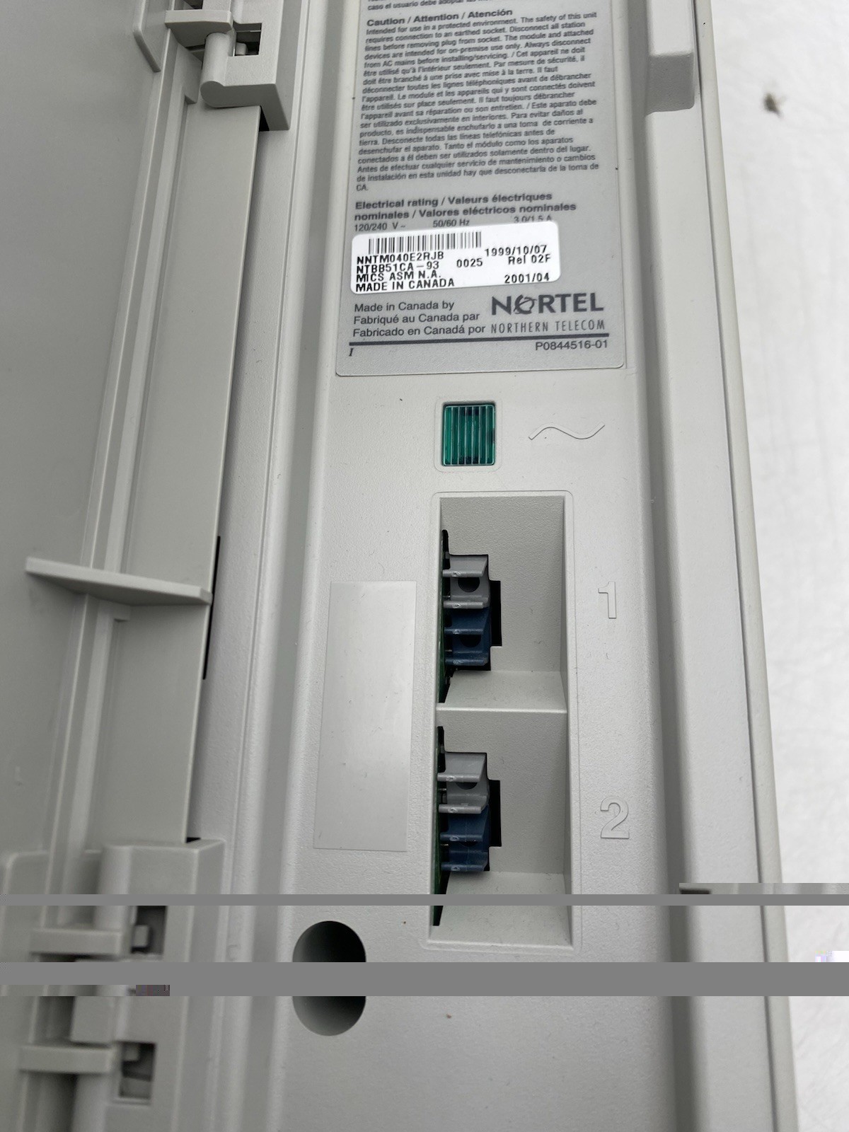 Nortel Norstar NTBB51CA M0X8A Analog Station Module