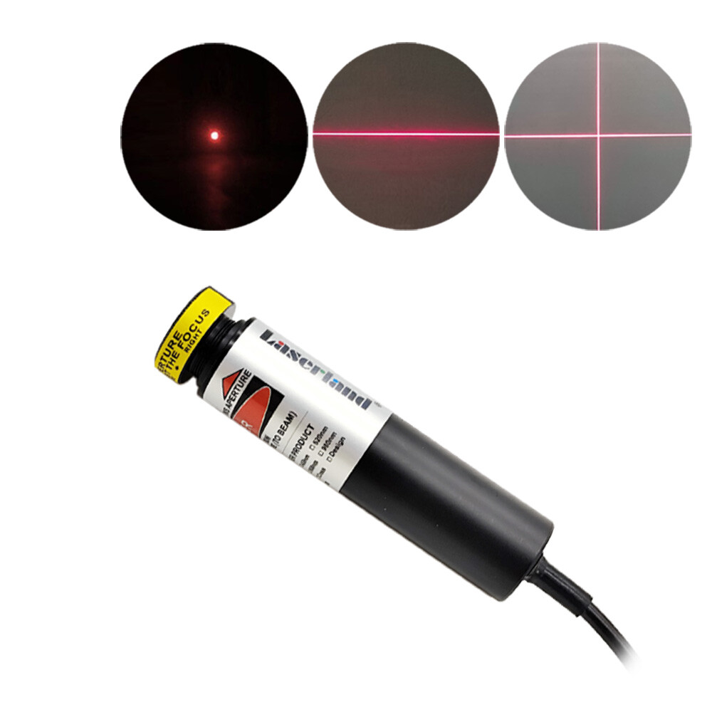 Red Dot Line Cross Laser Module for Cloth Fabric Cutting Location Alignment