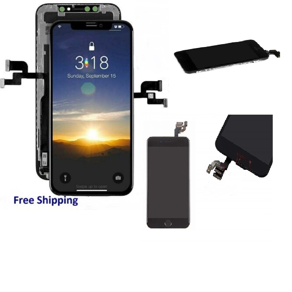 Home Button & Camera LCD Display For iPhone 5 6S 6 7 8 7P 8P Screen Replacement