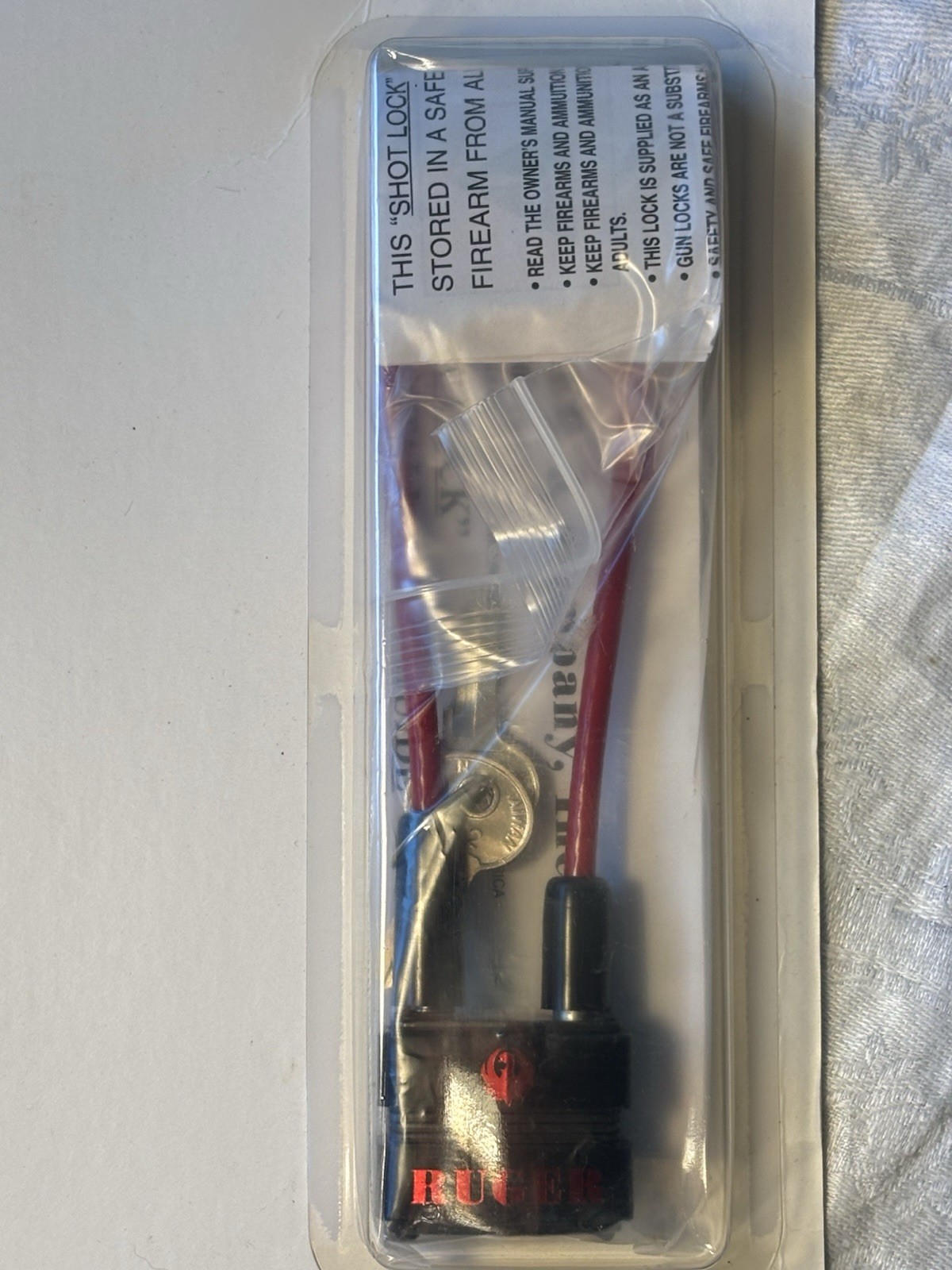 Ruger Pistol And UTG Rifle Adjusting Cable Padlocks