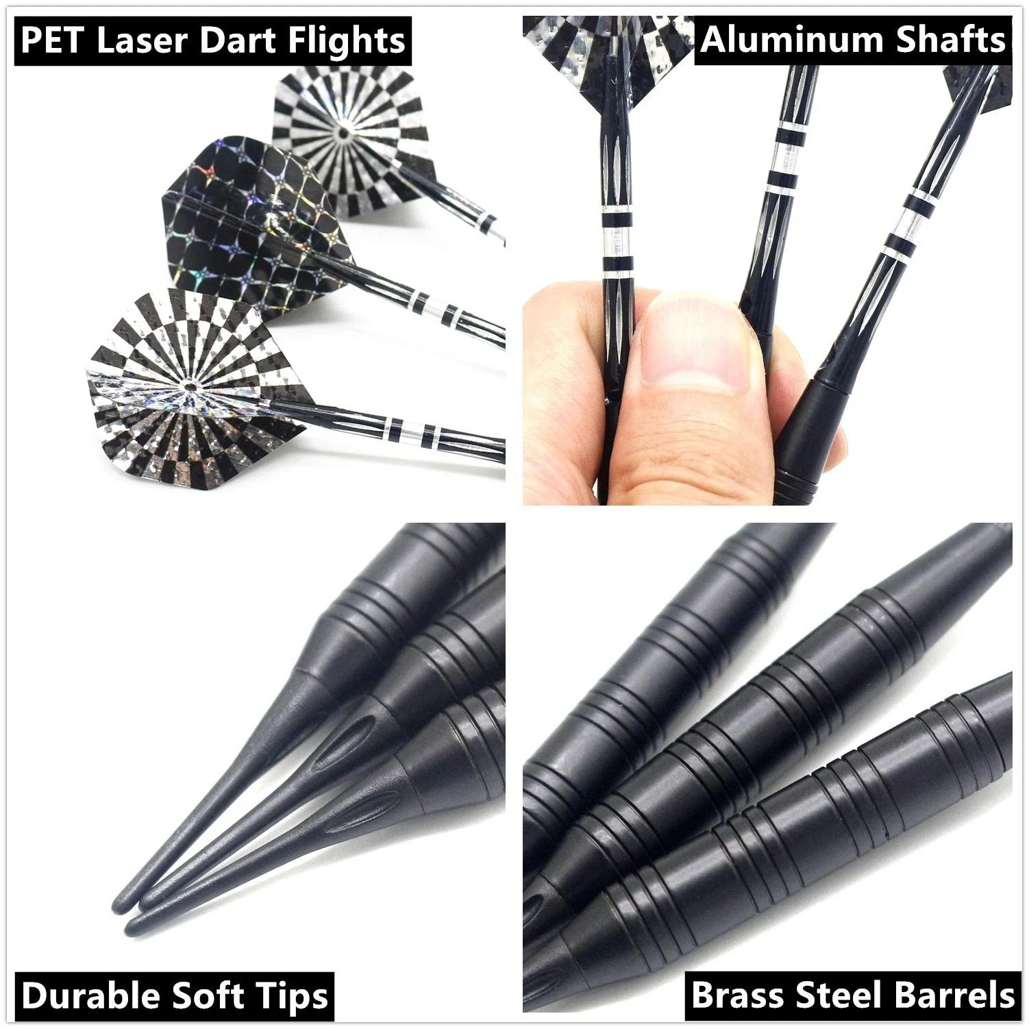 Soft Tip Darts Set for Electronic Dart Board 22g Plastic Tip Darts Se...