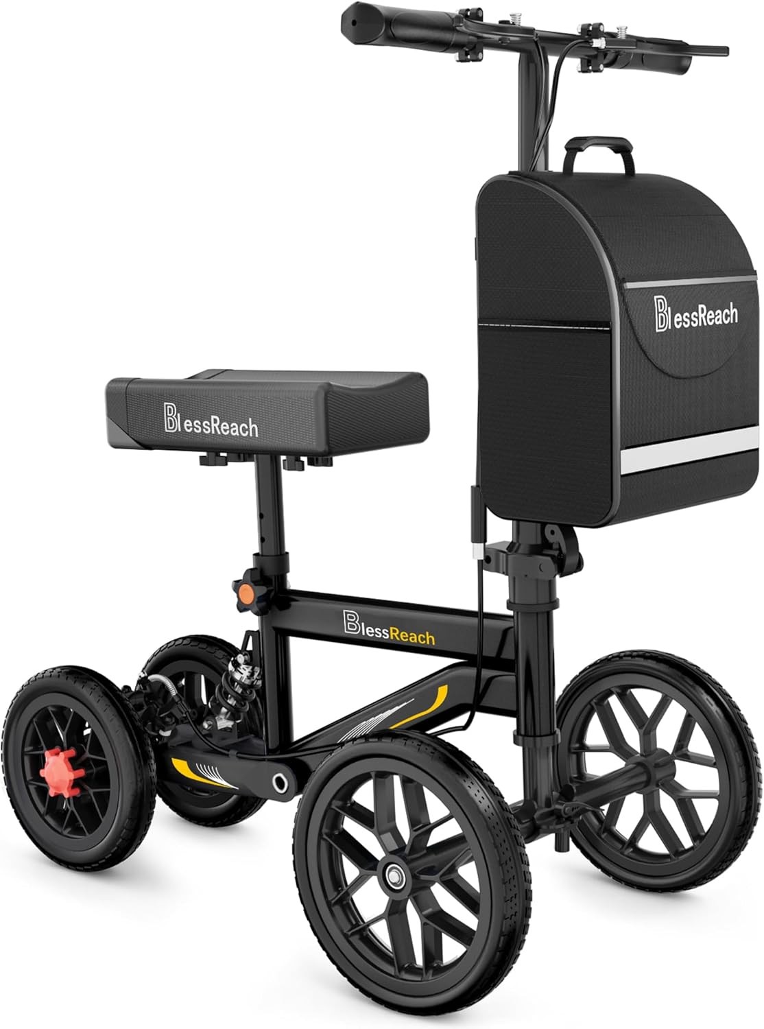 Deluxe Medical Scooter Double Handbrake All Terrain