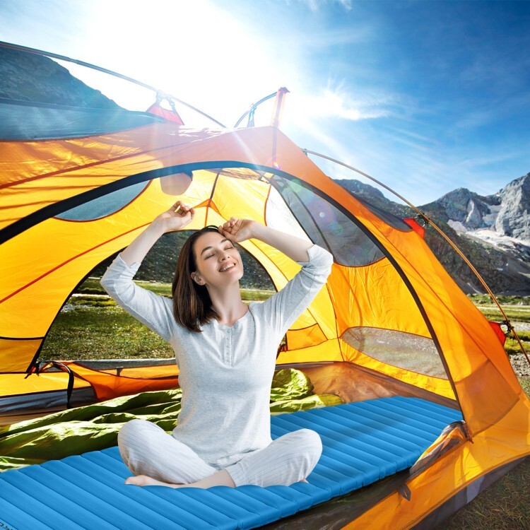 3" Camping Sleeping Pad Thick Waterproof Inflatable Sleeping w/Tents & Hammocks