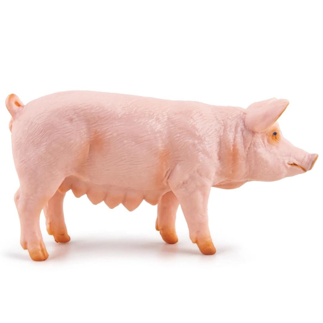 Sow Figure - Pig - Farm - Toy - Hand Painted - Collectible - Papo 51188