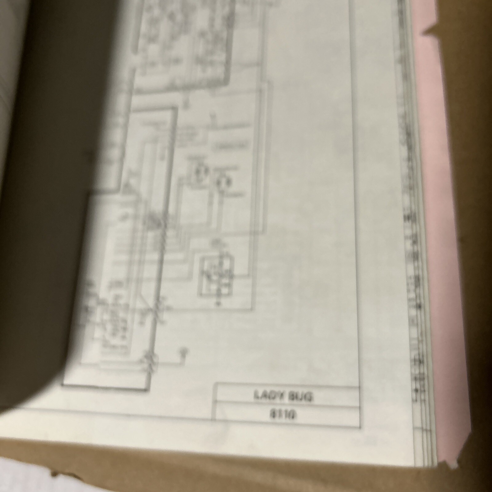 Original Factory lady Bug universal with schematics Arcade Video Game Manual