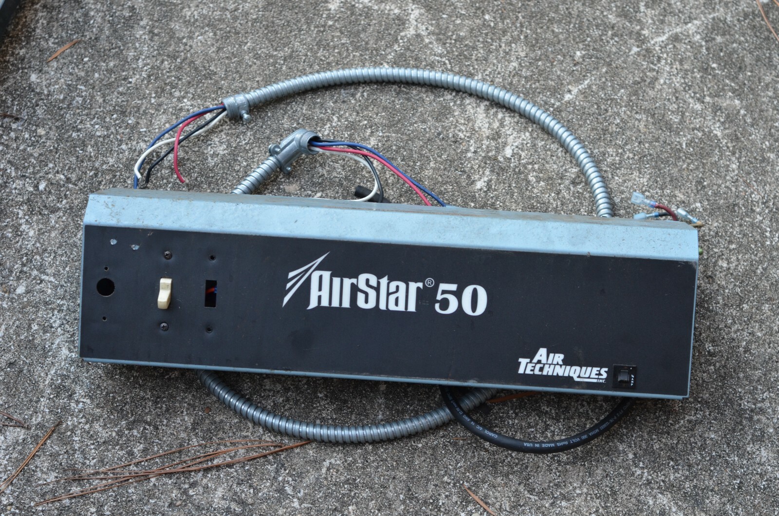 AIR TECHNIQUES AIRSTAR 50 AS50 ELECTRIC CONTROL BOX UNIT SWITCH ON / OFF