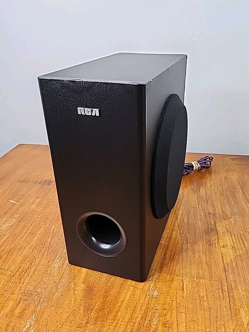 RCA Subwoofer CARB 93120 Caisson Extremes Graves AVC Multimedia 8 Ohms Tested