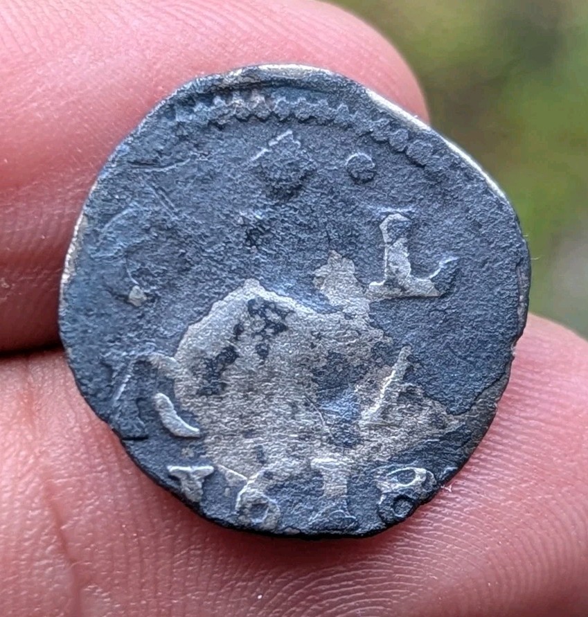 1618 Dutch Netherlands VOC  2 Stuiver Gelria Gelderland Silver Coin_a710