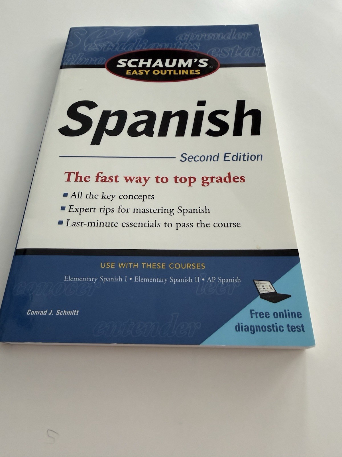 Schaum's Easy Outline Of Spanish, Second Edition—EUC