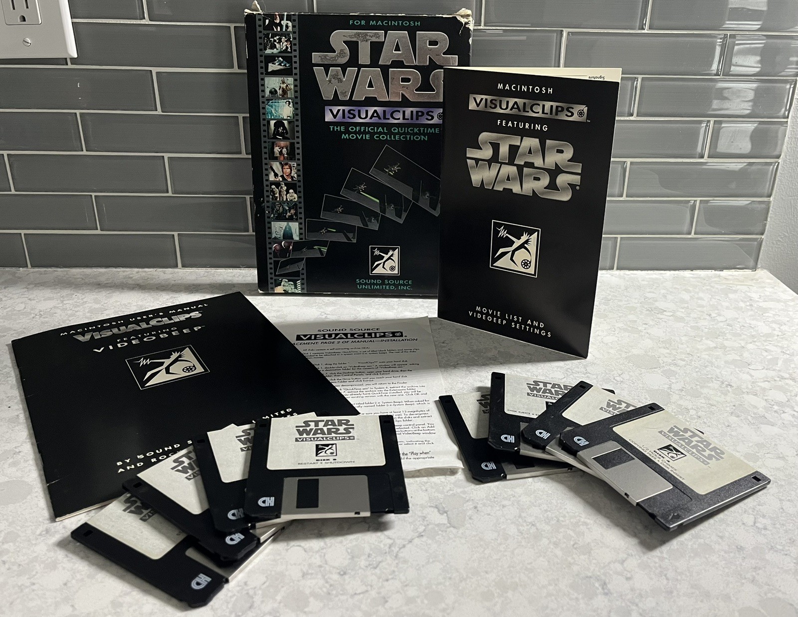Star Wars Movie Collection - Visual Clips Mac 3.5 HD Floppy Disk Videos