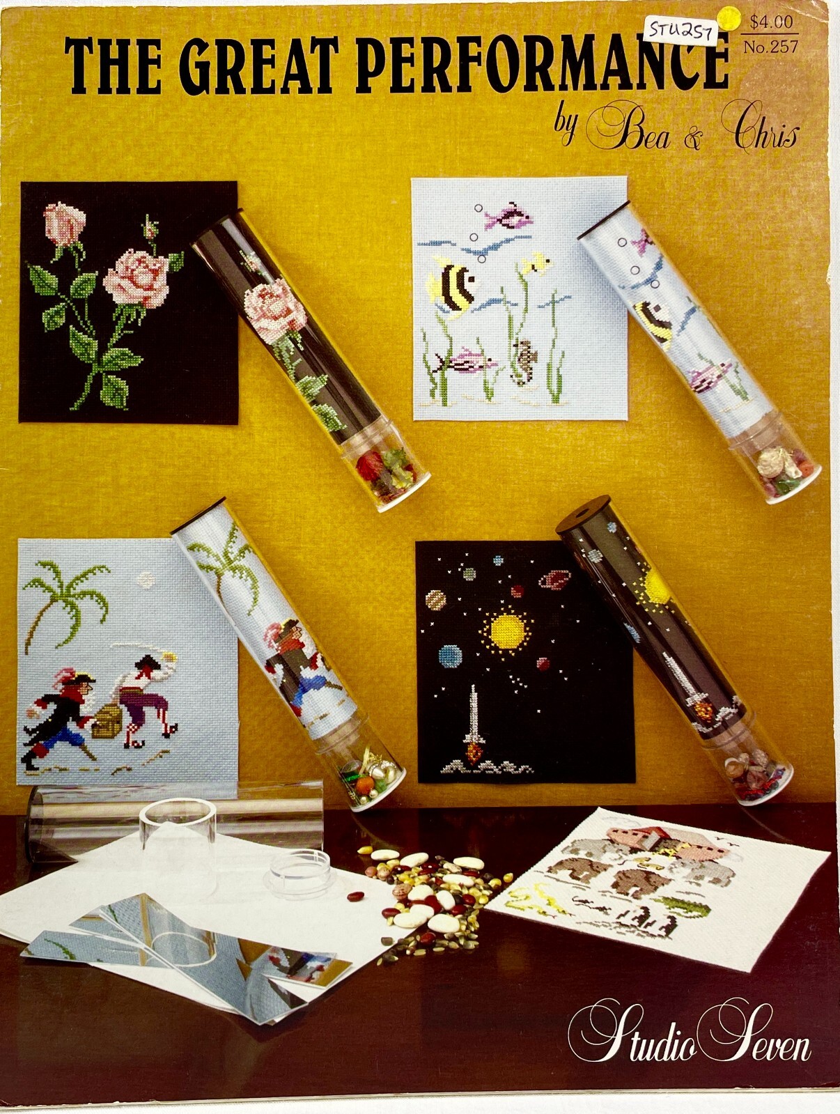 1992 Studio Seven The Great Performance 257 Cross Stitch Pattern Leaflet 14181
