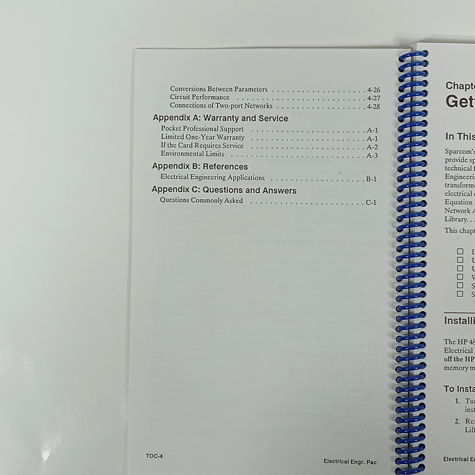 Sparcom Pocket Professional Electrical Engineering Application Pac v2.5 & Manual