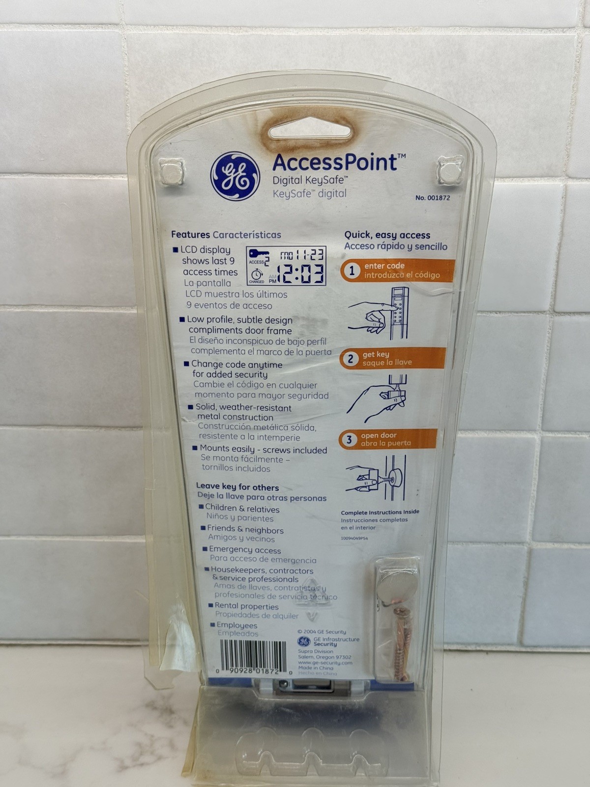 Hide a Key Outside GE AccessPoint DigitalKey Safe