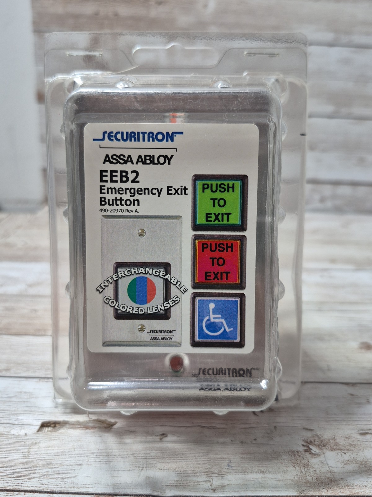 SECURITRON EEB2 Push to Exit Button, Emergency ⚠️damaged Box ⚠️