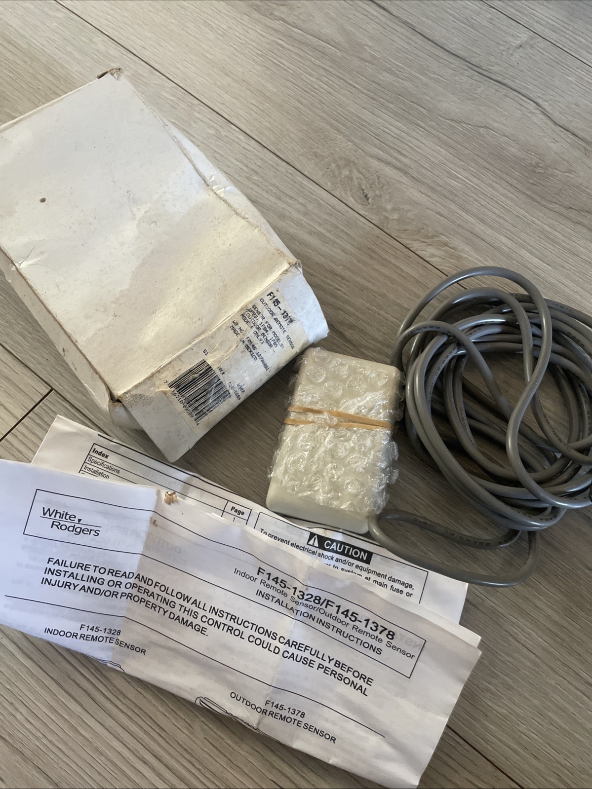White-Rodgers F145-1378 F145-1328 Outdoor Remote Sensor And Probe
