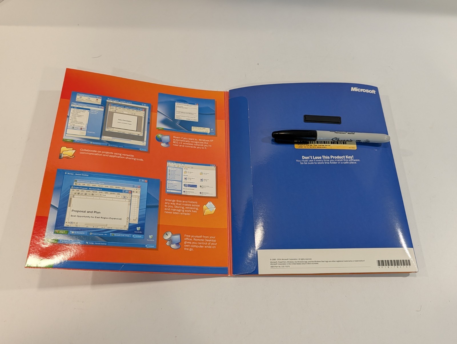 Microsoft Windows XP Professional Version 2002 Service Pack 2 Upgrade CD Big Box