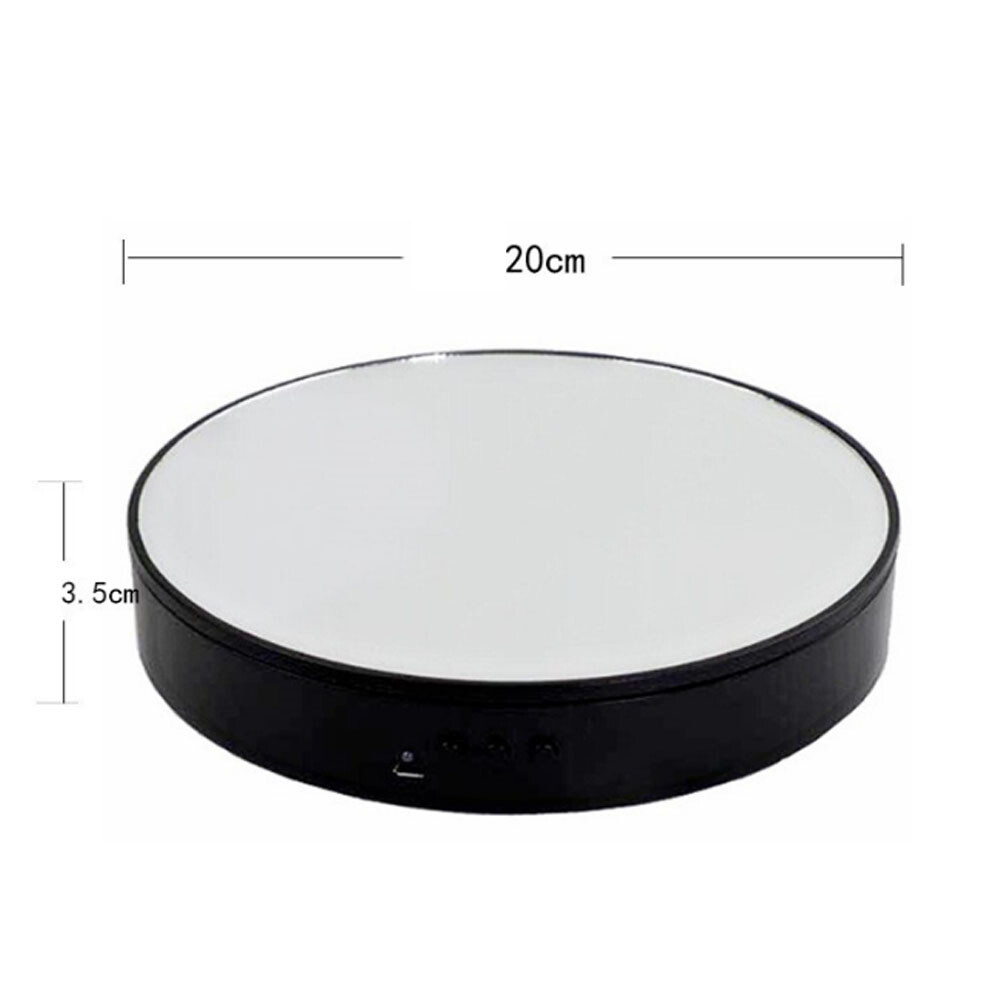 NEW 20cm Rechargeable Intelligent Visualizer Live Broadcast Motorized Turntable