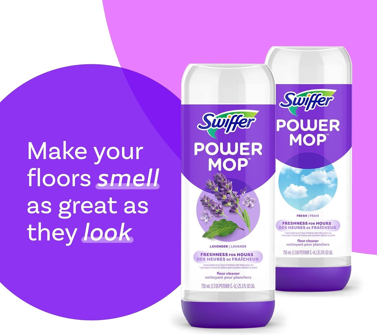 Power Mop Refill Solution, Floor Cleaner For Mopping Tile, Vinyl, Laminate, Wood