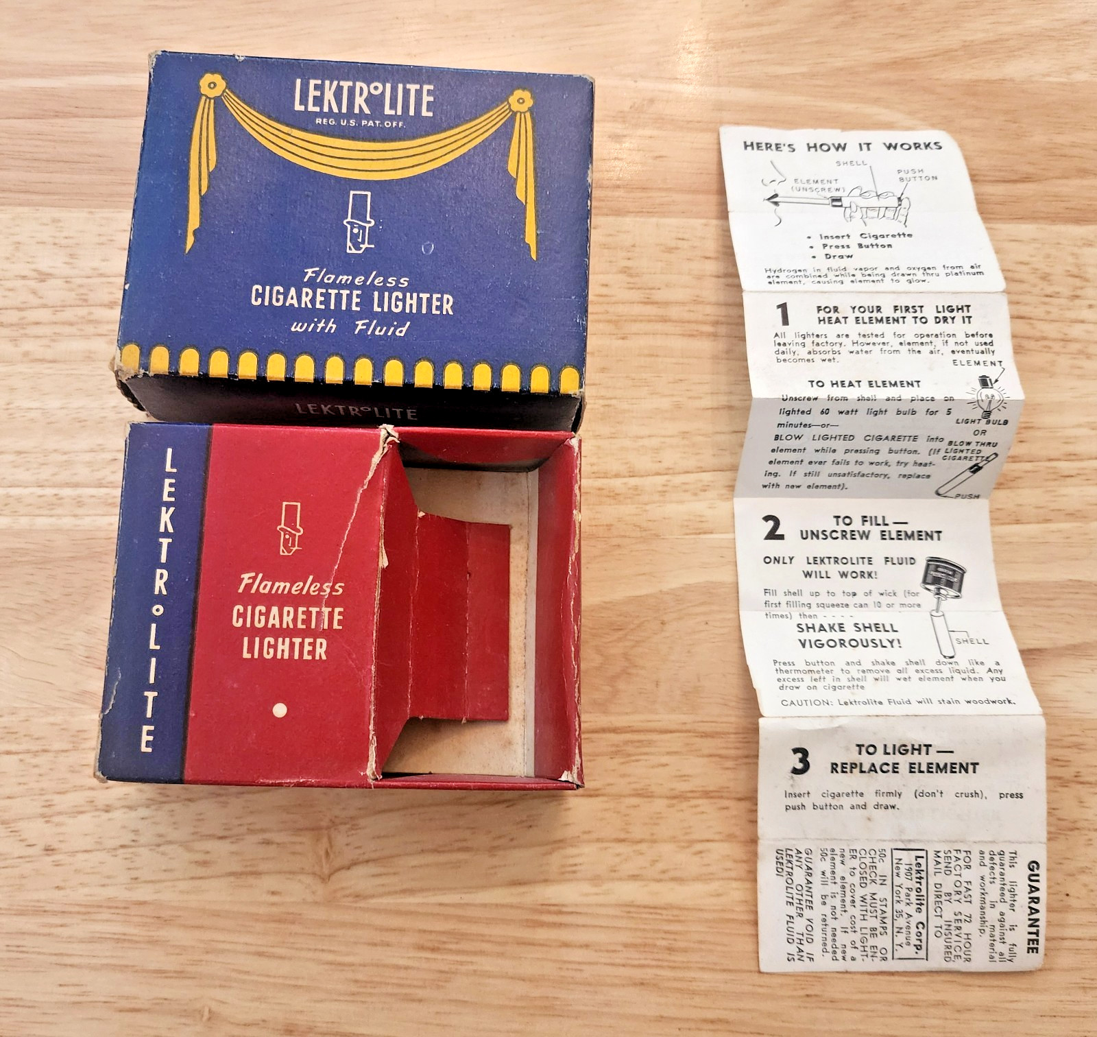 Lektr Lite Flameless Cigarette 165 Glopoint Lighter Box Only