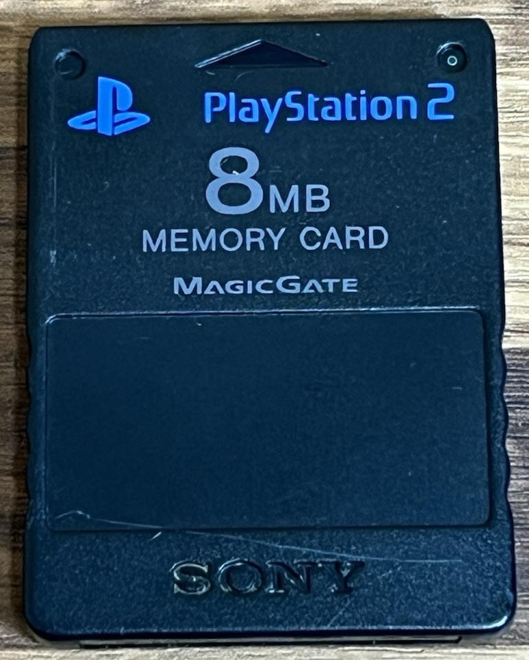 Sony Playstation 2 PS2 Official OEM MagicGate 8mb Memory Card Genuine SCPH-10020