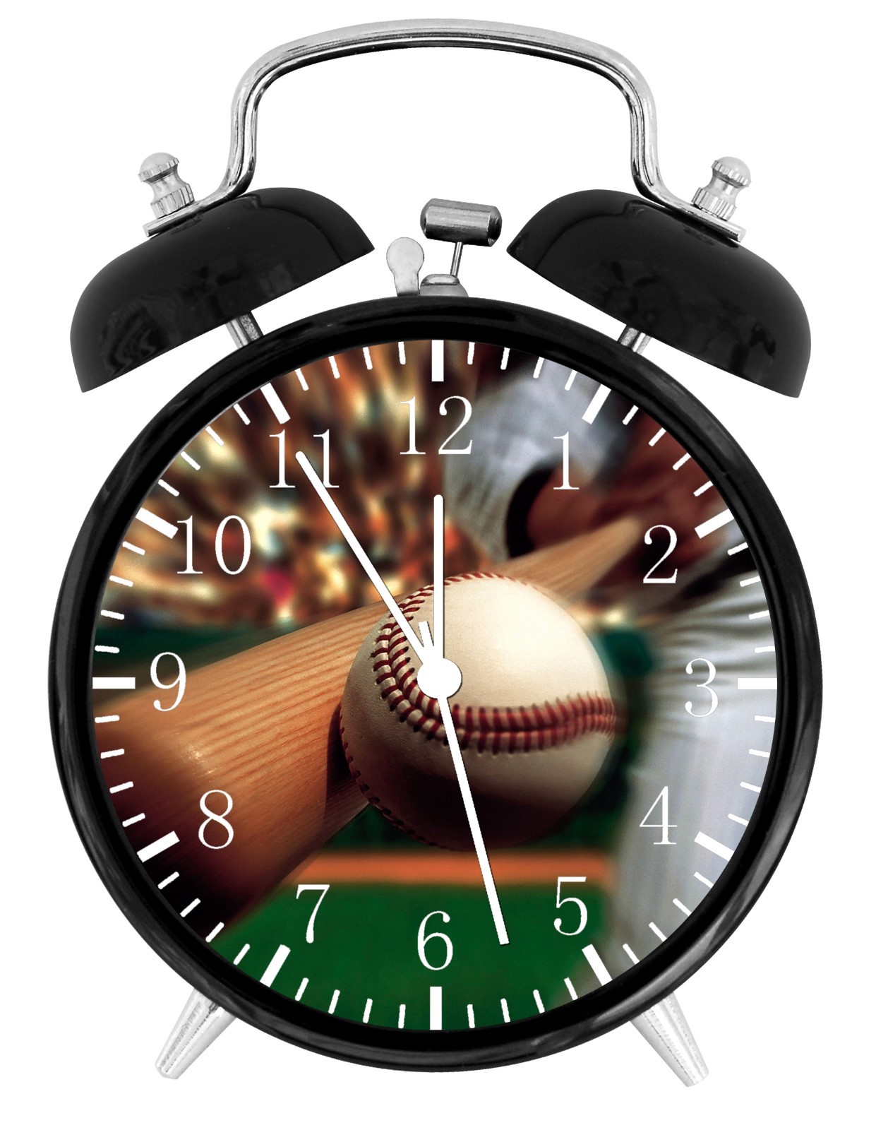 Baseball Alarm Desk Clock Nice For Decor or Gifts F151