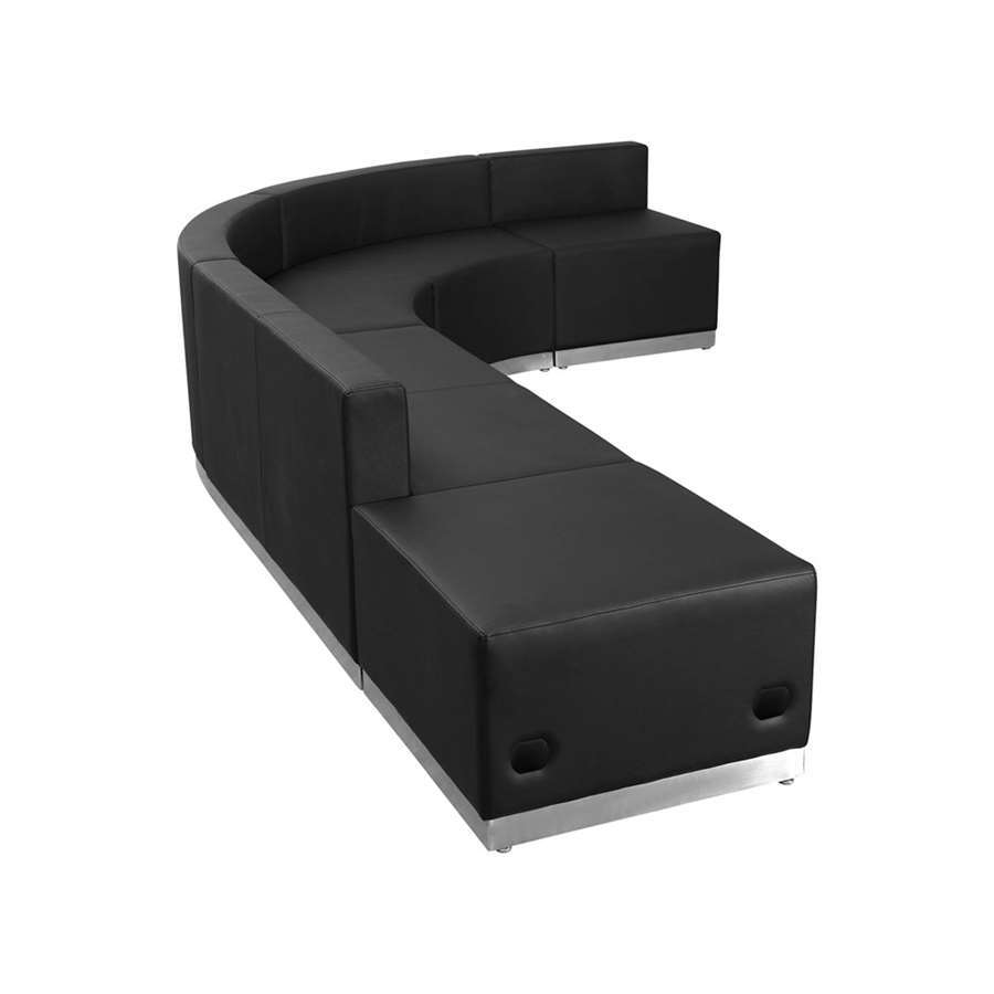 Flash Furniture  Reception and Lounge Seating - ZB-803-610-SET-BK-GG