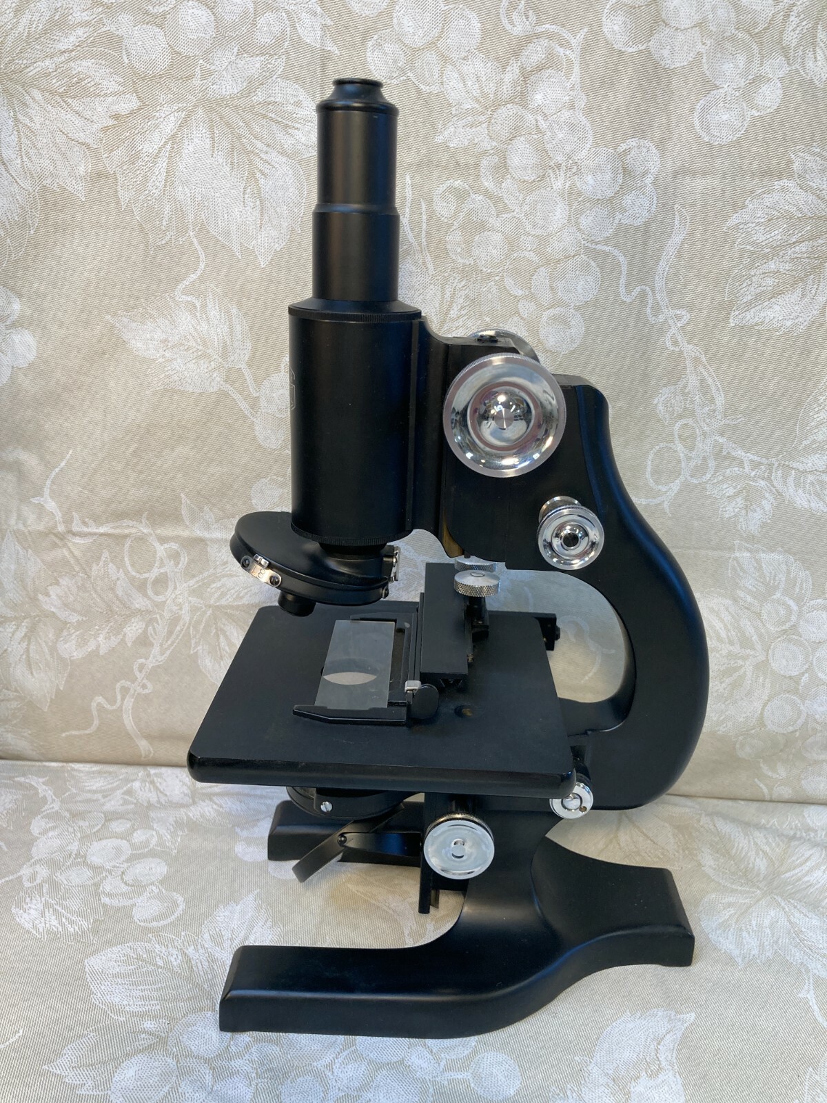 Vintage Spencer Monocular Microscope w/ Case Multiple Lenses
