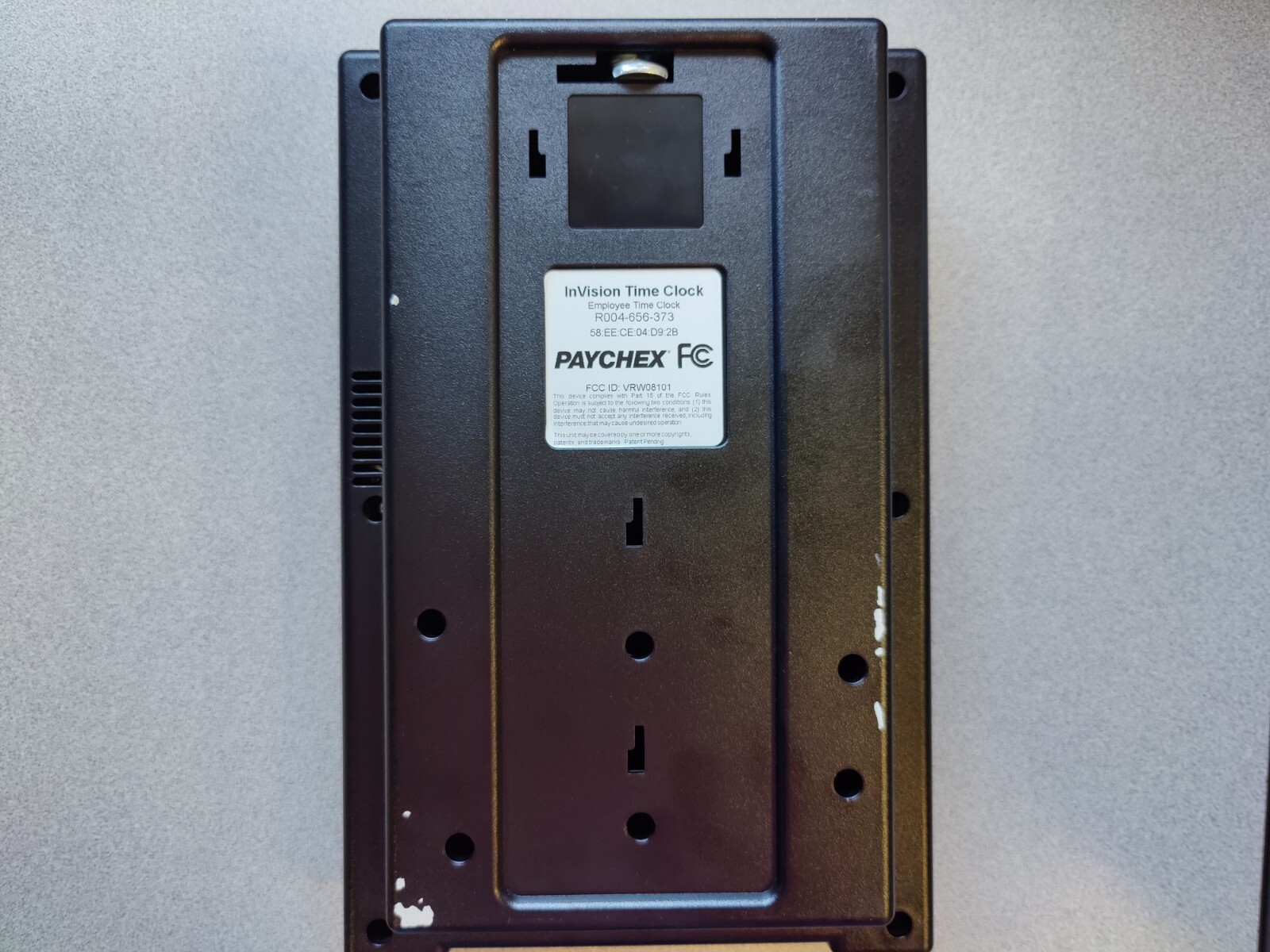 Paychex Iris Timeclock