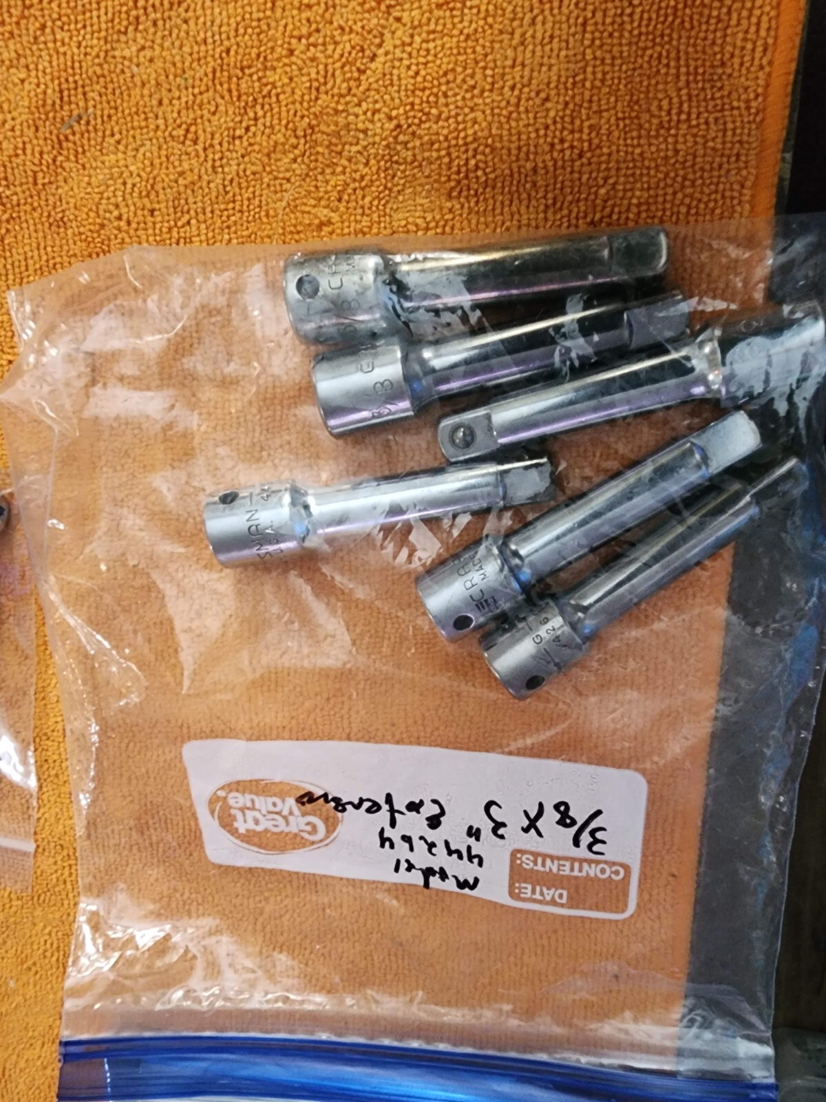 Craftsman 1/2", 3/8" & 1/4" Ratchets, Extensions, Adaptors/Sparkplug Socket USA