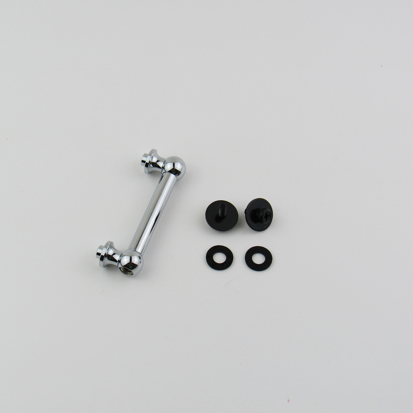 10 PCS 2 3/16" Tom Tube Lugs Double End CHROME with Gaskets & Screws(M4*11mm)