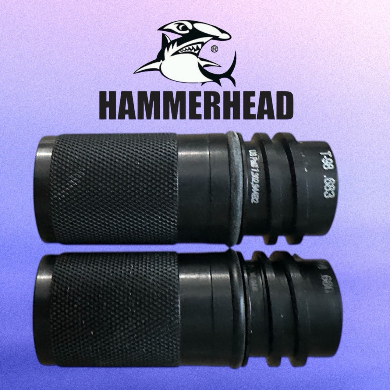 Hammerhead Tippmann 98 2pc 2 Piece Fin Kit .683 .686 Paintball Barrel Sizers