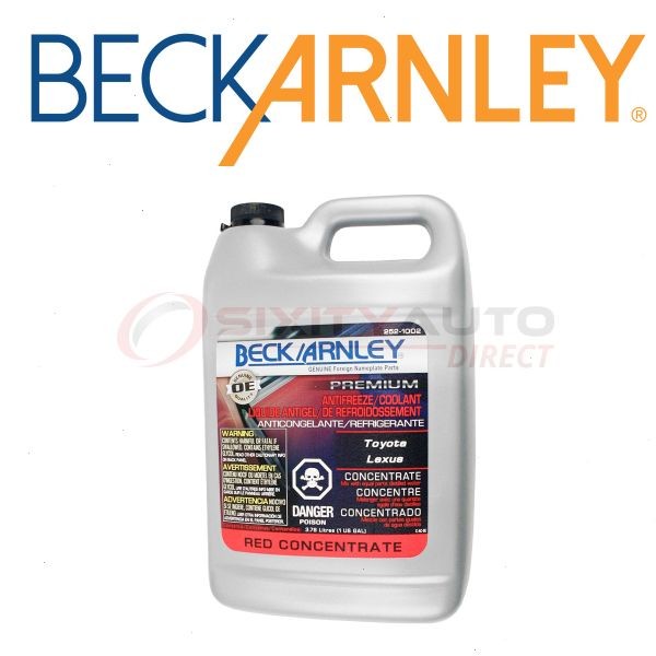 Beck Arnley Engine Coolant Antifreeze for 2002-2010 Lexus SC430 - aw