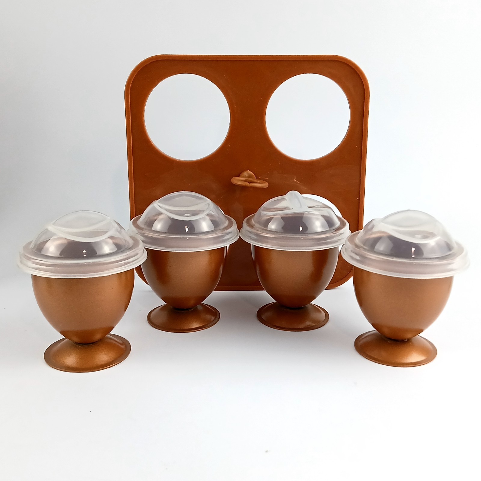 Copper Chef Egg Maker Cooker Hardboiled Eggs Coated XL Excellent Cond