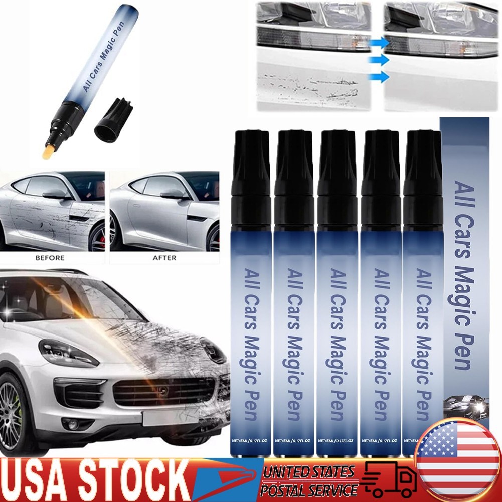 1~5x The Magic Pen All Cars, All Cars Magic Pen for Car Scratches 5ml, Quick Fix