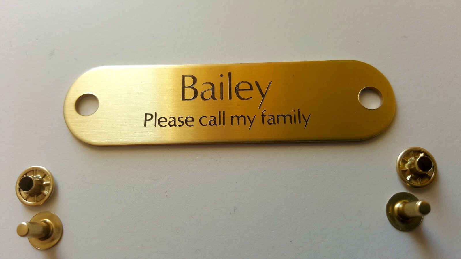 CUSTOM ENGRAVED PERSONALIZED PET TAG ID DOG CAT NAME TAGS DOUBLE SIDE