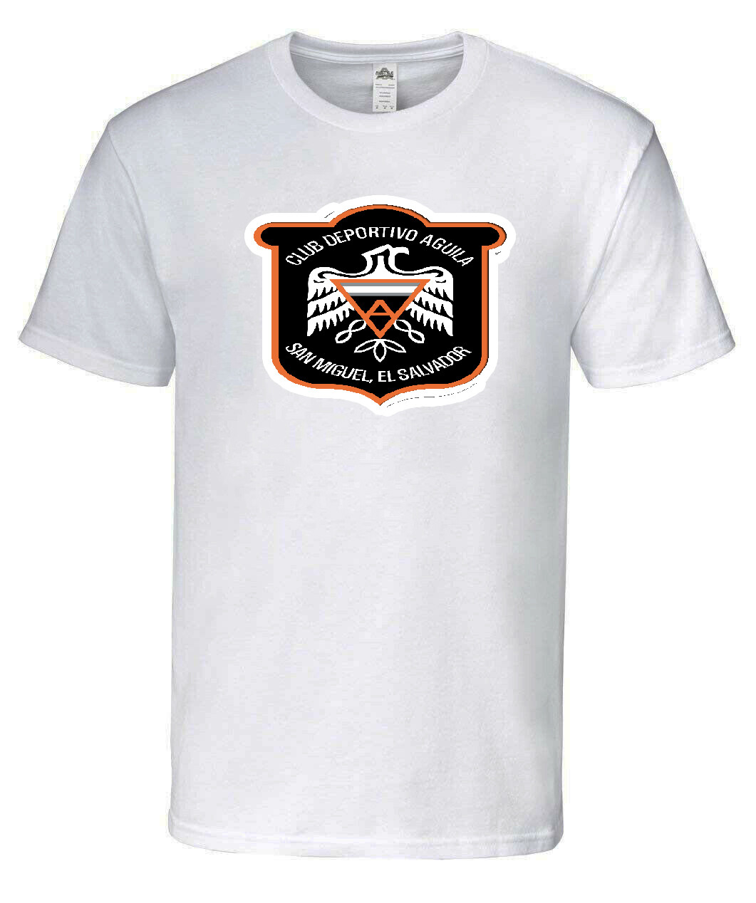 C.D Aguila  100% Cotton  White,Orange,Black